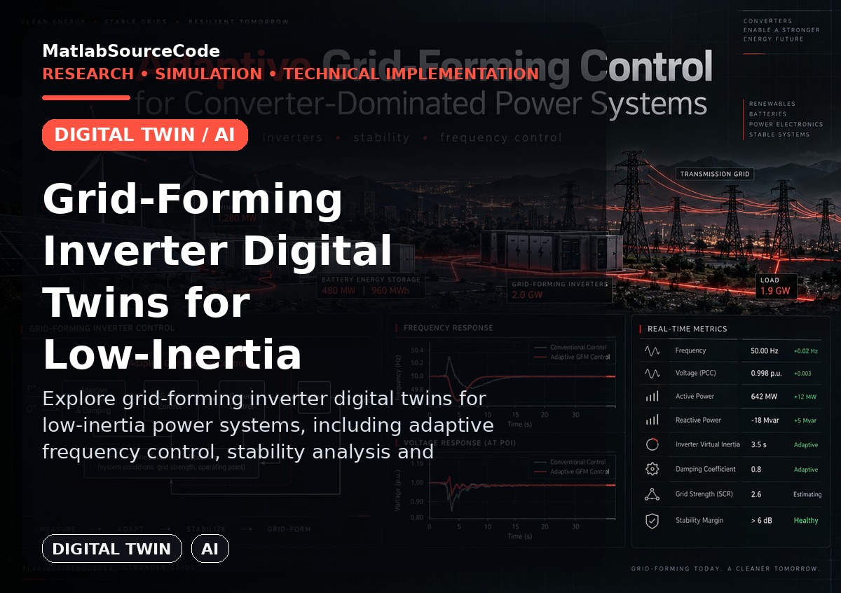 Grid-Forming Inverter Digital Twins for Low-Inertia Renewable Grids